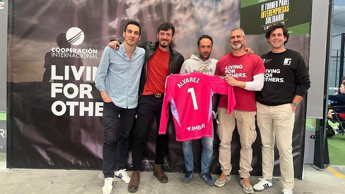 Cristian Álvarez, durante el acto de presentación del torneo.