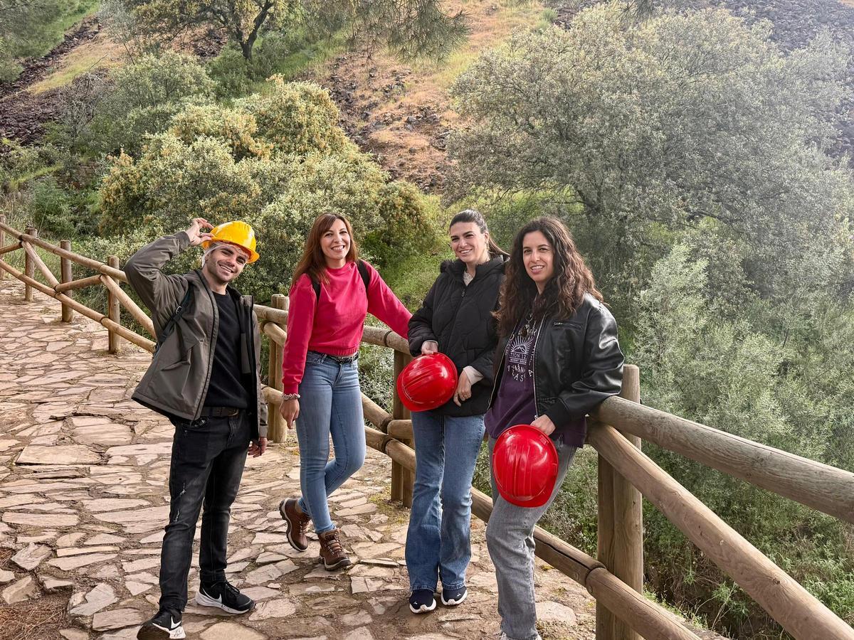 Los cuatro creadores de contenido que visitarán el sur de Badajoz.