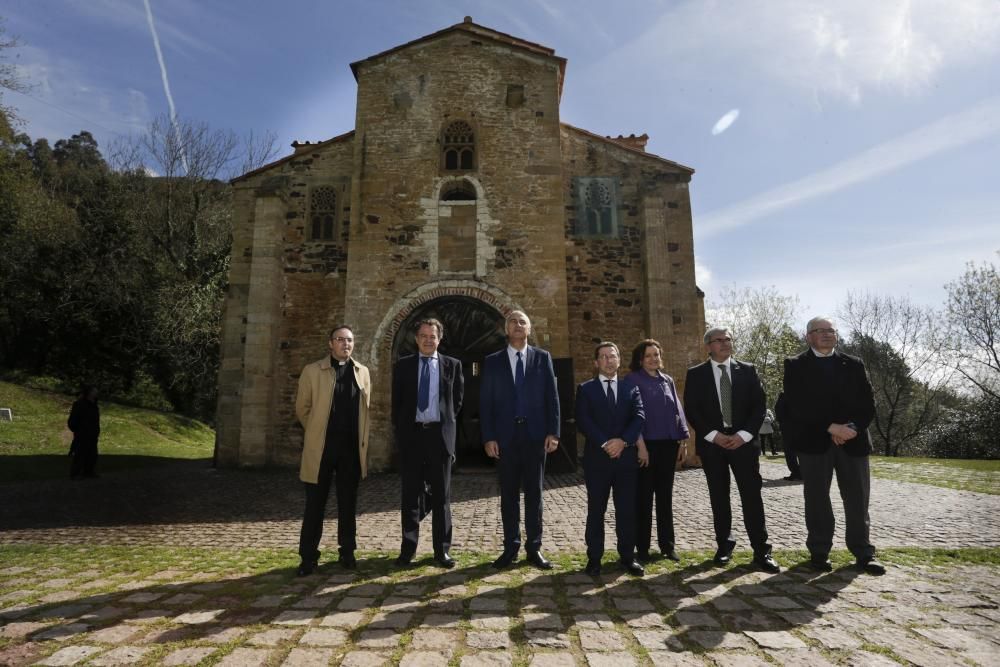 Presentación del proyecto de restauración de las pinturas murales de San Miguel de Lillo