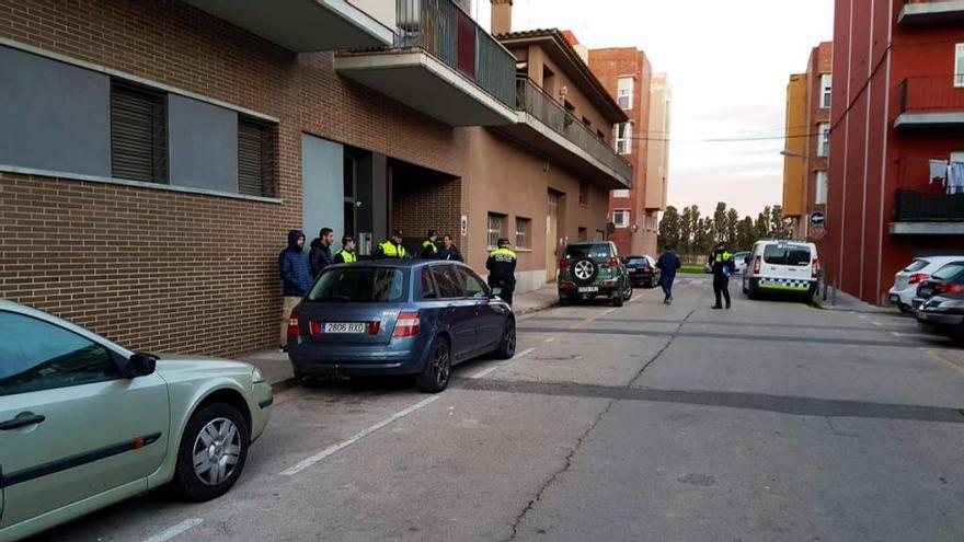 El dispositiu té lloc al carrer Cuixa de Figueres