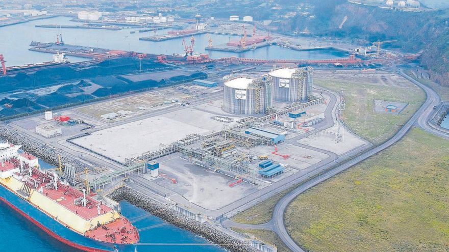 Una vista aérea del puerto de El Musel. | DAVID CABO