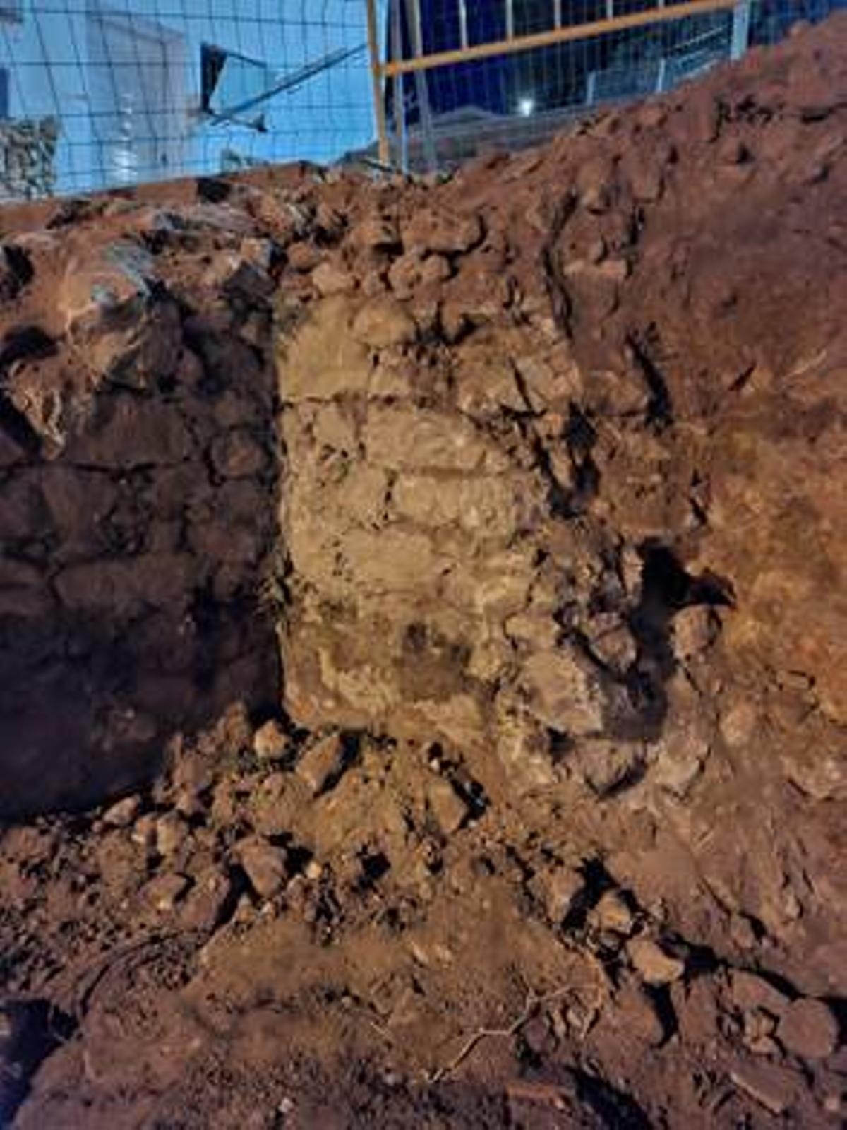 Una imatge de les restes al subsòl.