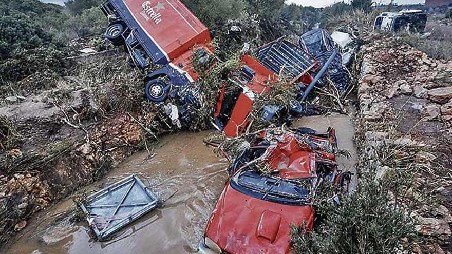 La &#039;torrentada&#039; dejÃ³ estas escenas de devastaciÃ³n en el Llevant.