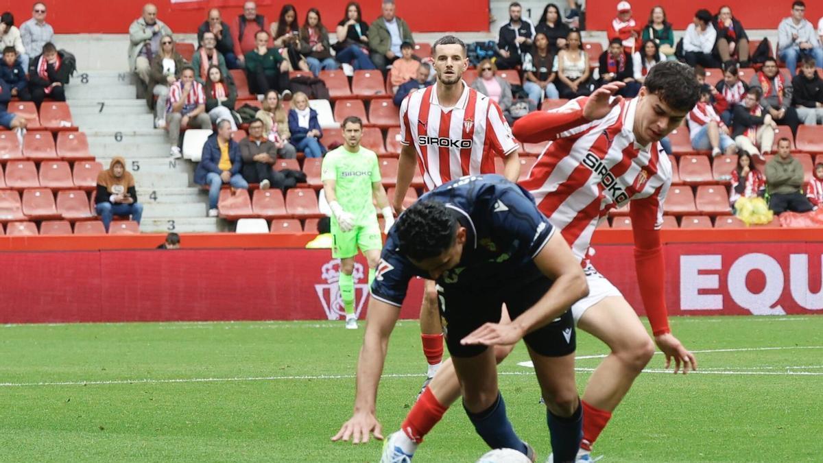 Así fue el partido entre el Sporting y el Ceuta