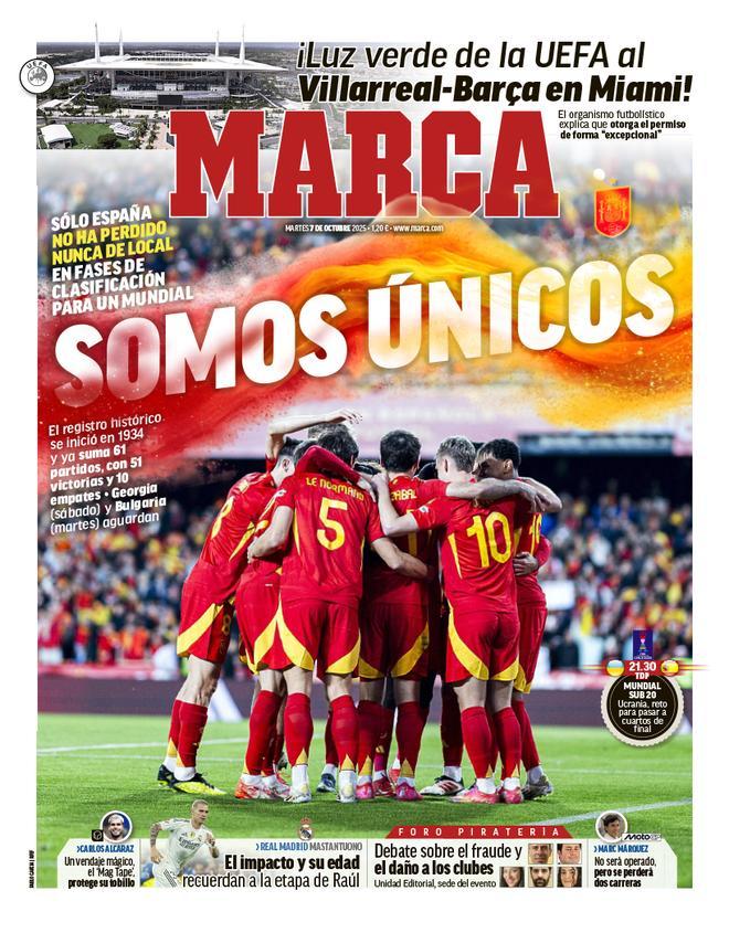 Estas son las portadas de la prensa deportiva de hoy