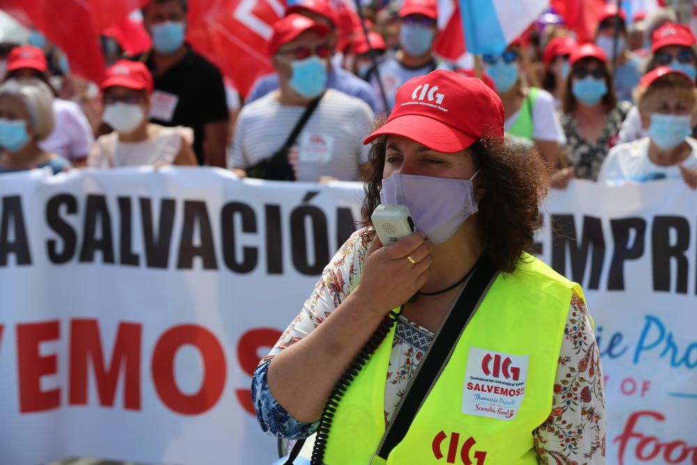 Manifestación en defensa de Thenaisie Provote.