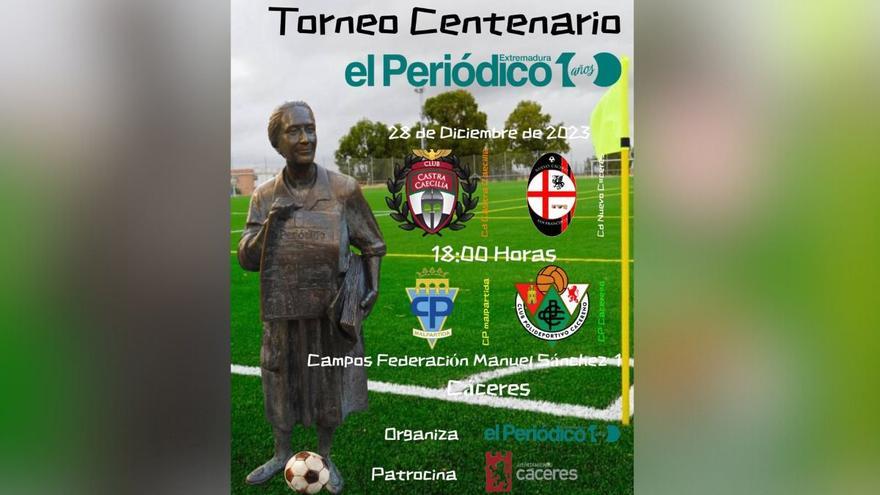 Torneo de fútbol alevín del Centenario de El Periódico Extremadura en Cáceres