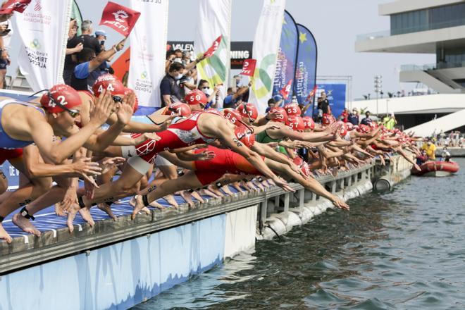 Campeonato de Europa de Triatlón Élite Femenino de València 2021