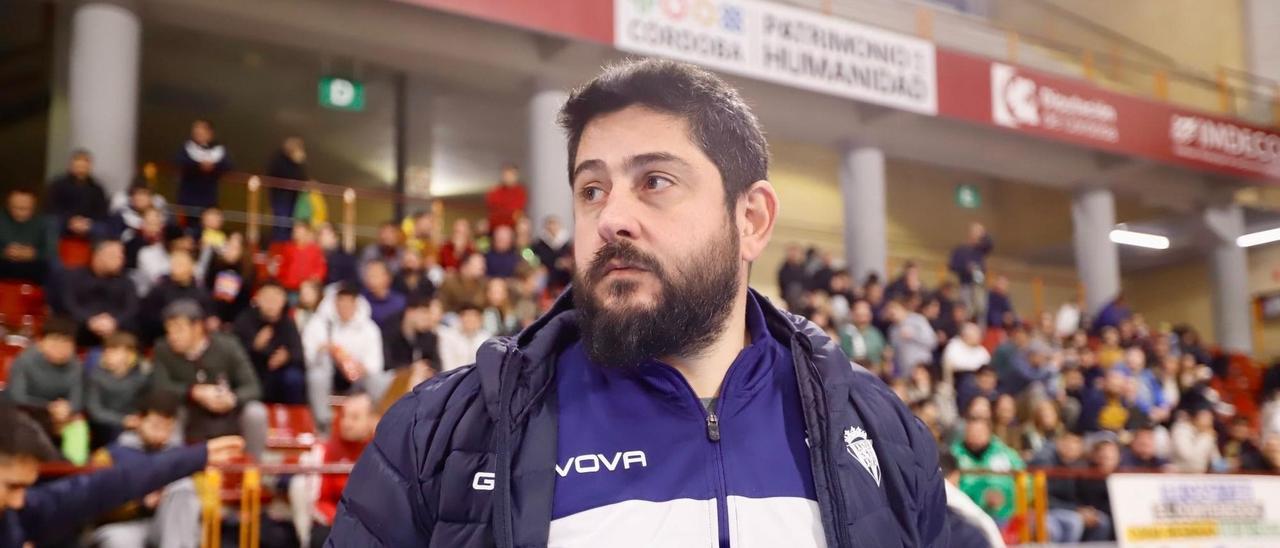 Josan González, durante un encuentro en Vista Alegre esta temporada.