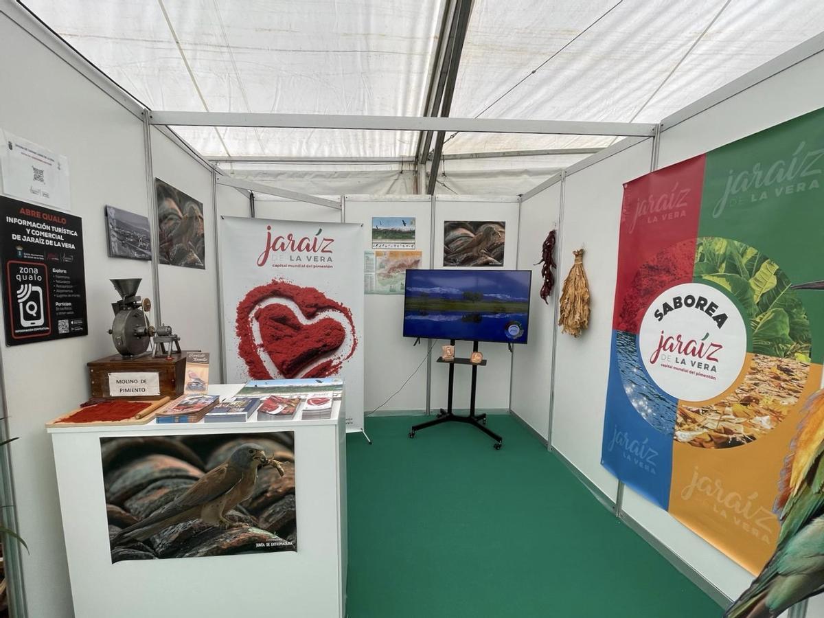 Estand de Jaraíz de la Vera en la Feria Internacional del Turismo.