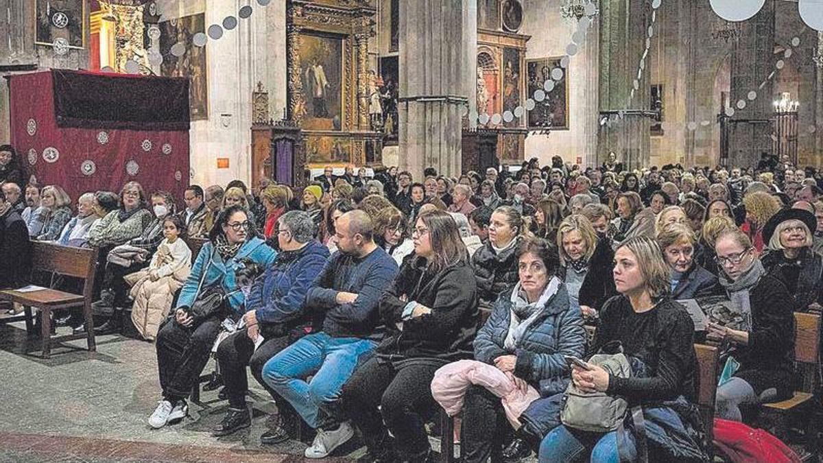 El concierto solidario fue en la iglesia de Santa Eulàlia de Palma.