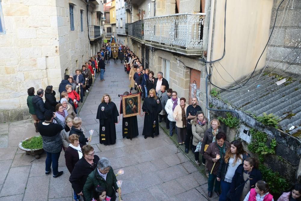 La Virgen de Los Dolores ya está en la excolegiata