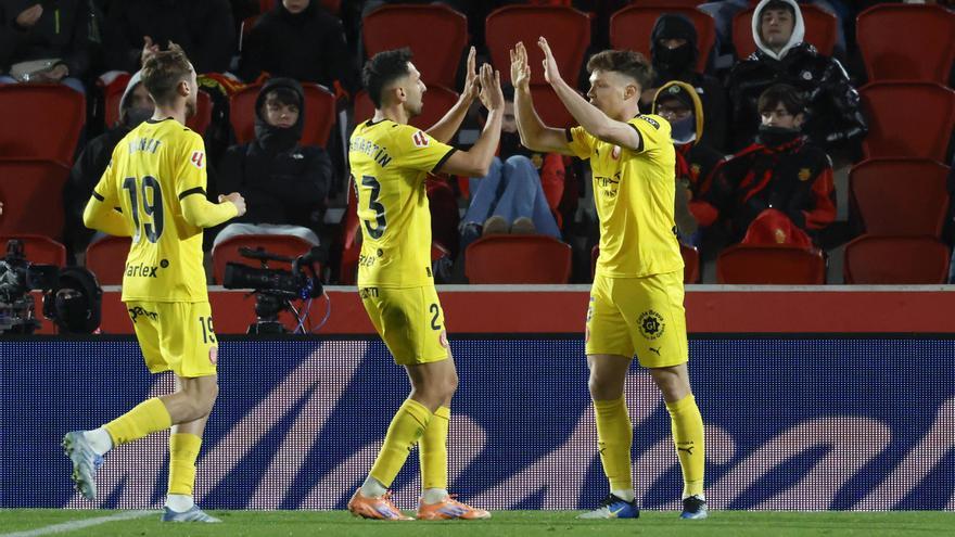 El Girona se aprovecha del drama del Mallorca