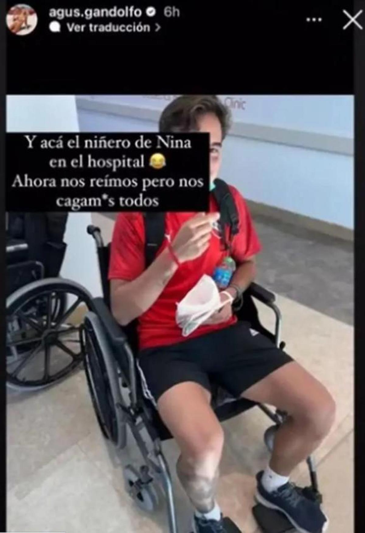 La historias de Agustina Gandolfo sobre su cuñado.