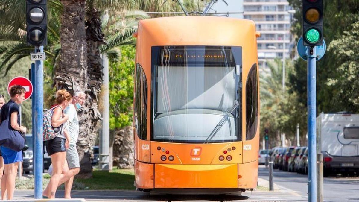 El TRAM de Alicante, en una imagen de archivo