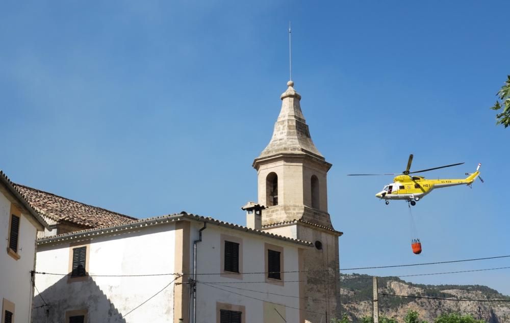 Waldbrand bei Puigpunyent