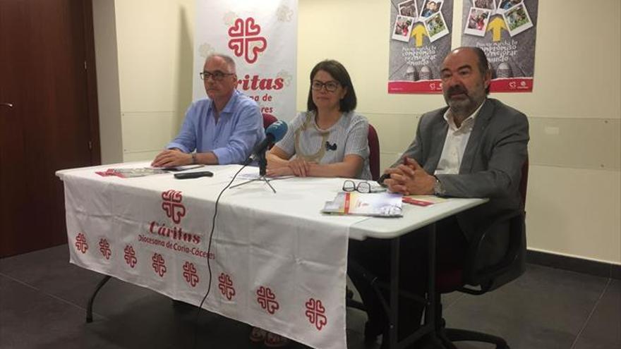Cáritas atiende en Cáceres a 987 personas en 2018, un 7% menos