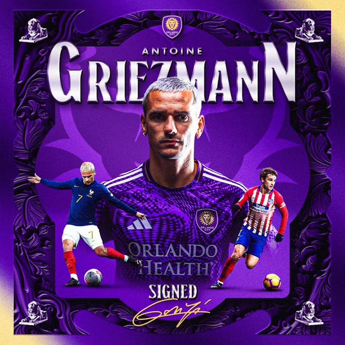 Orlando City anunció la llegada de Griezmann