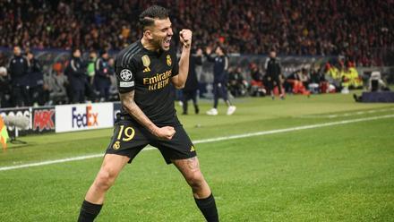 Dani Ceballos celebrando su gol ante el Unión Berlín