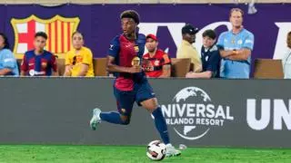 Balde y Pablo Torre se entrenan al margen antes del Milan