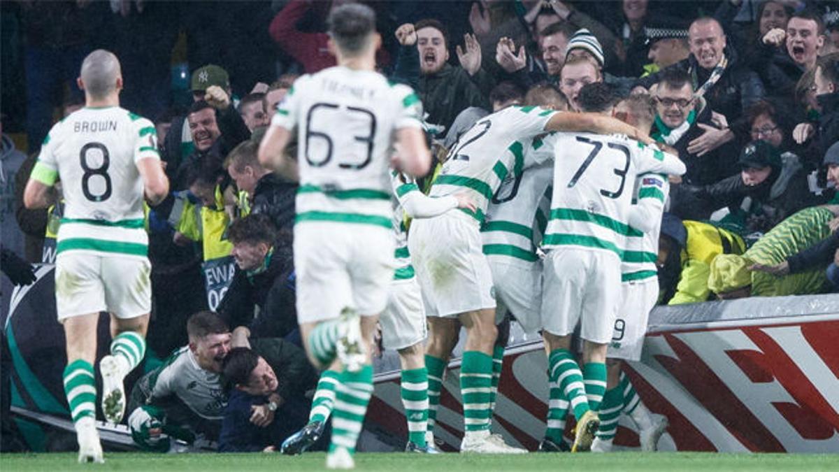 Victoria por la mínima del Celtic al Rosenborg