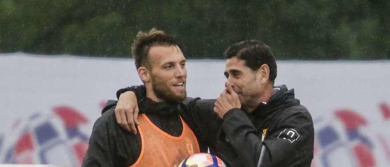 Michu y Hierro hablan en El Requexón.