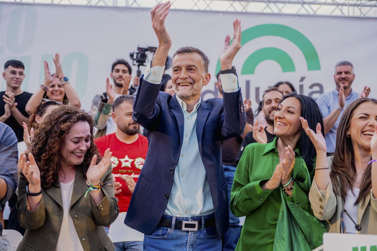 Las imágenes del cierre de campaña en Andalucía