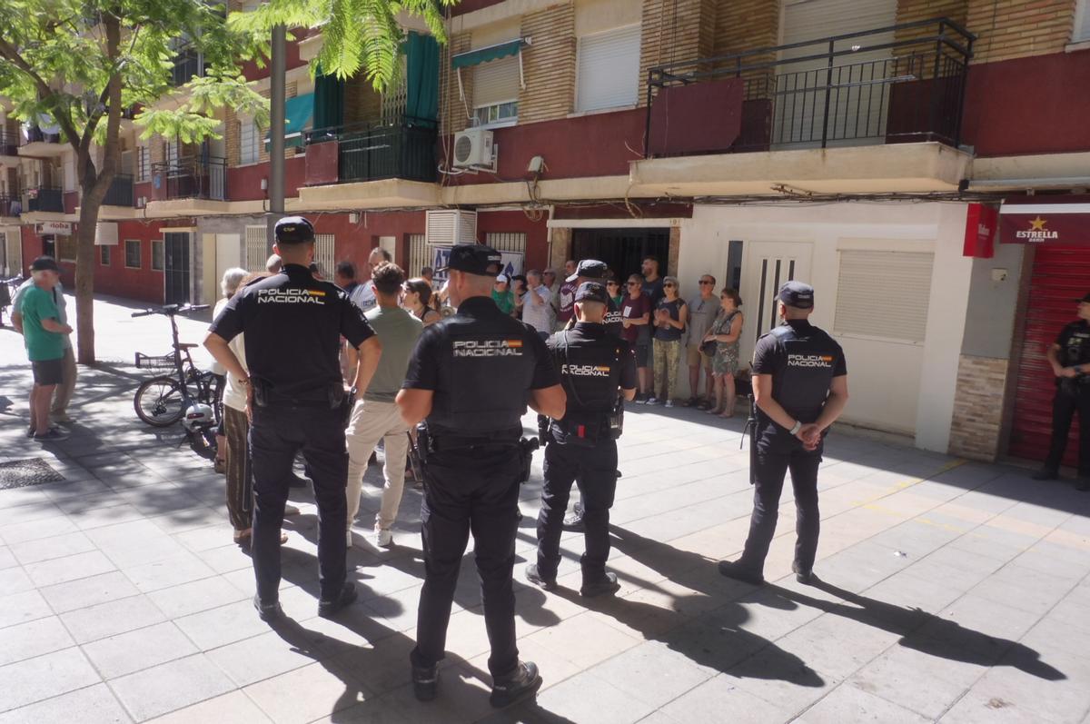 Presencia policial.