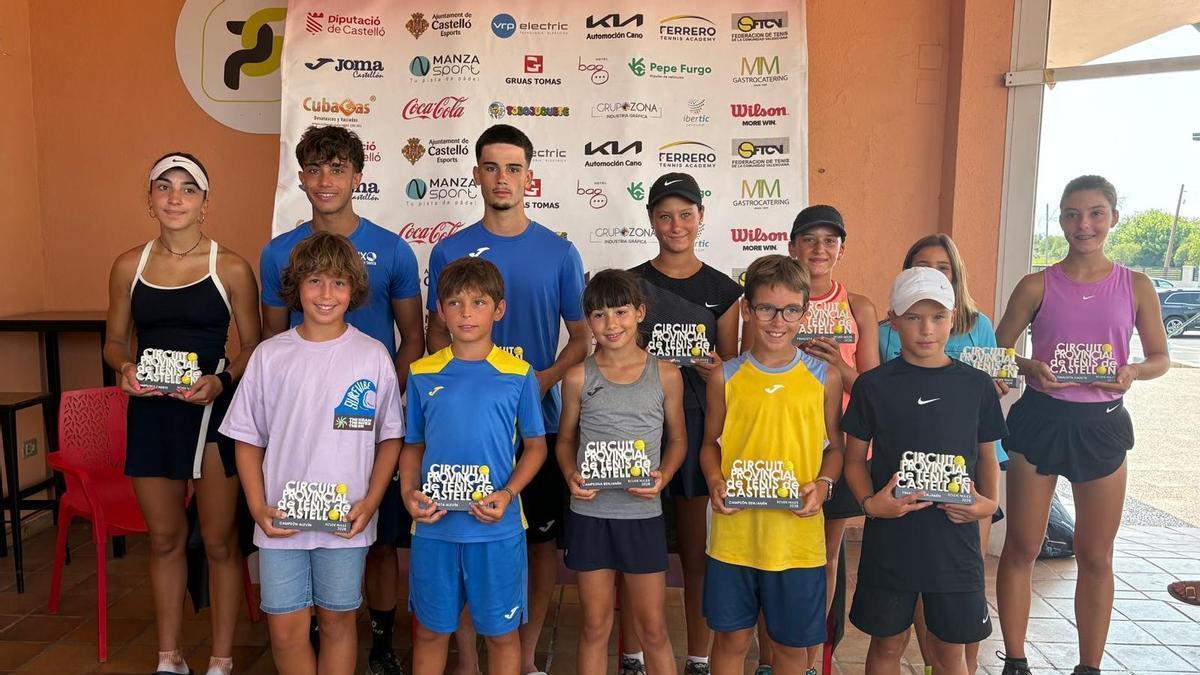La prueba organizada por Scude Nules del Circuito Provincial de Tenis 2026 se realizó en La Plana Sport Castellón.