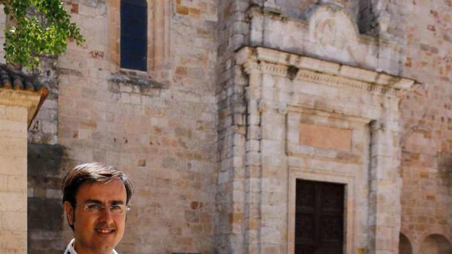 El director del Instituto Cervantes de Roma, en la ciudad.