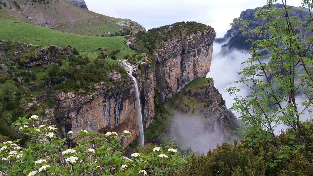 El Valle de Ordesa cuenta con una infinidad de cascadas.