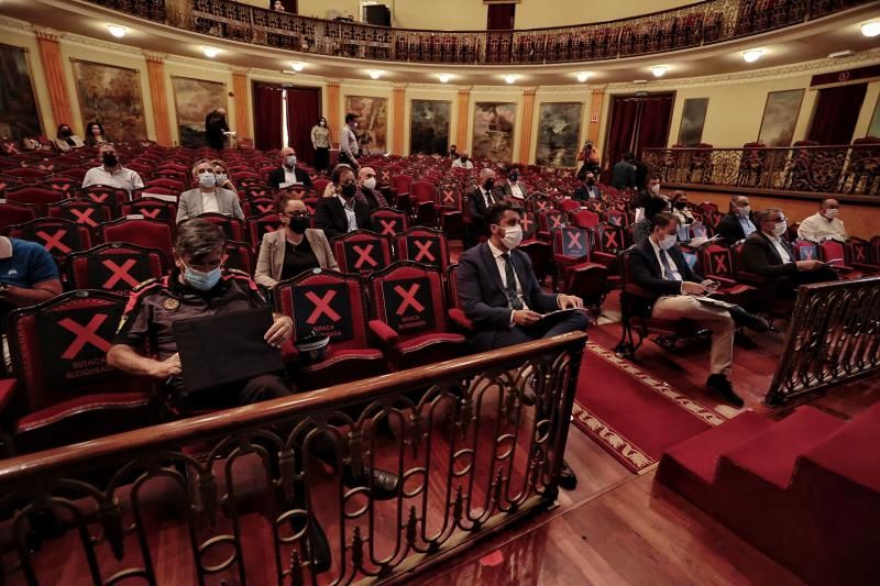 Blas Trujillo y Julio Pérez se reúnen con los alcaldes de Tenerife para estudiar las medidas COVID