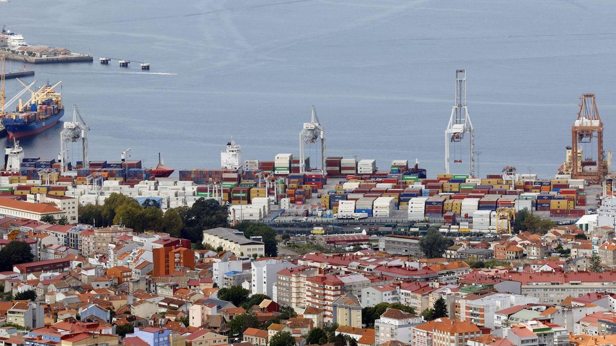 Terminal de Guixar, donde se ha incrementado el tráfico de contenedores.