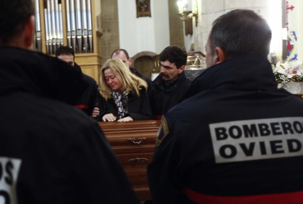 Funeral por Eloy Palacio, bombero fallecido en Oviedo