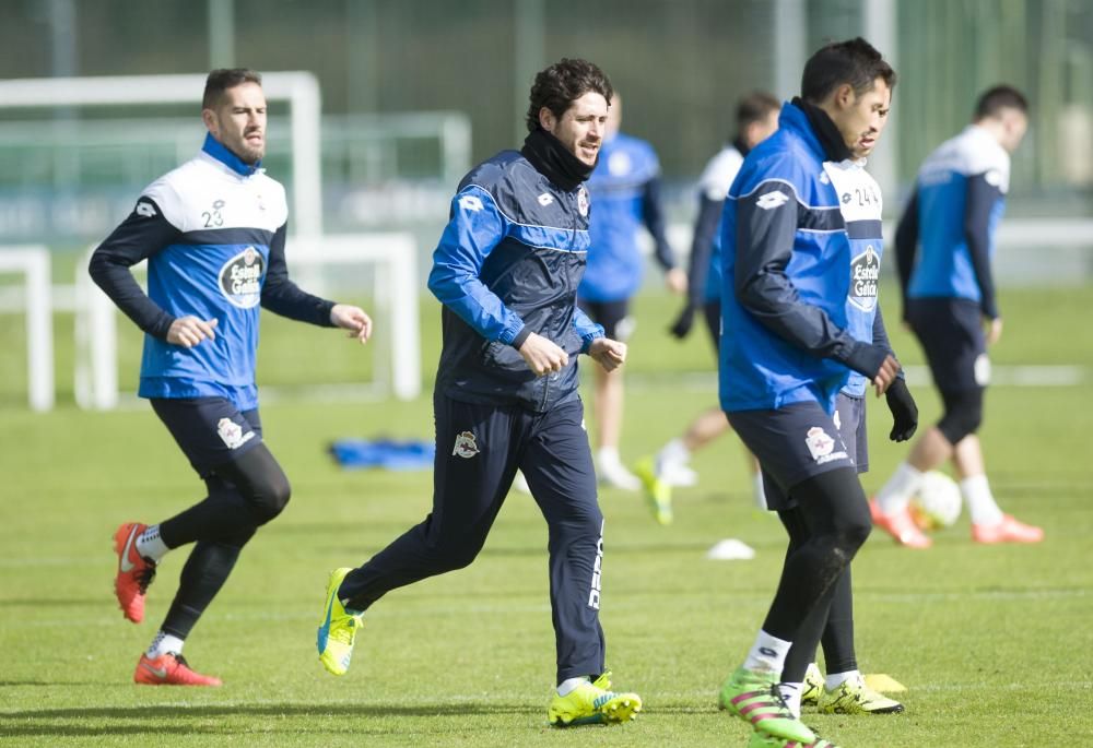 El Dépor prepara el partido del domingo contra el Granada