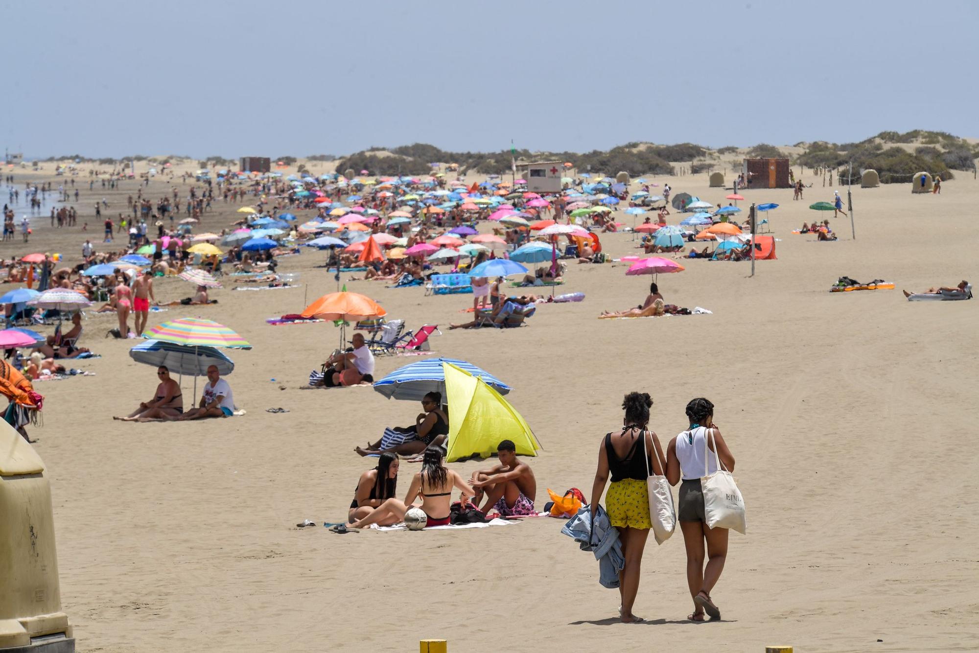 Ola de calor en Gran Canaria (16/07/2021)