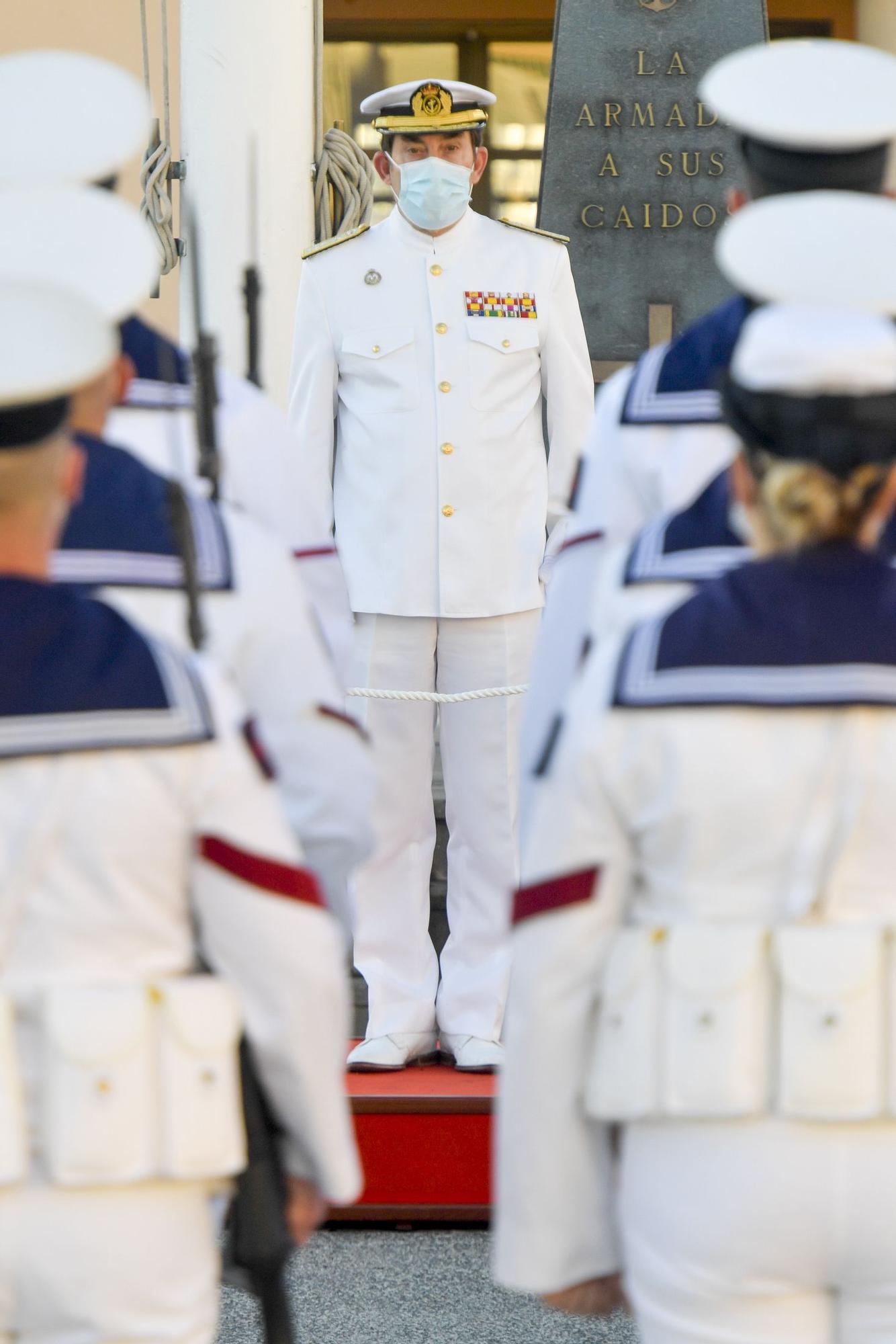 Visita del jefe del Estado Mayor de la Armada a Las Palmas de Gran Canaria