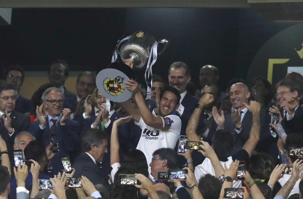 Final Copa del Rey 2019: Celebración a pie de campo