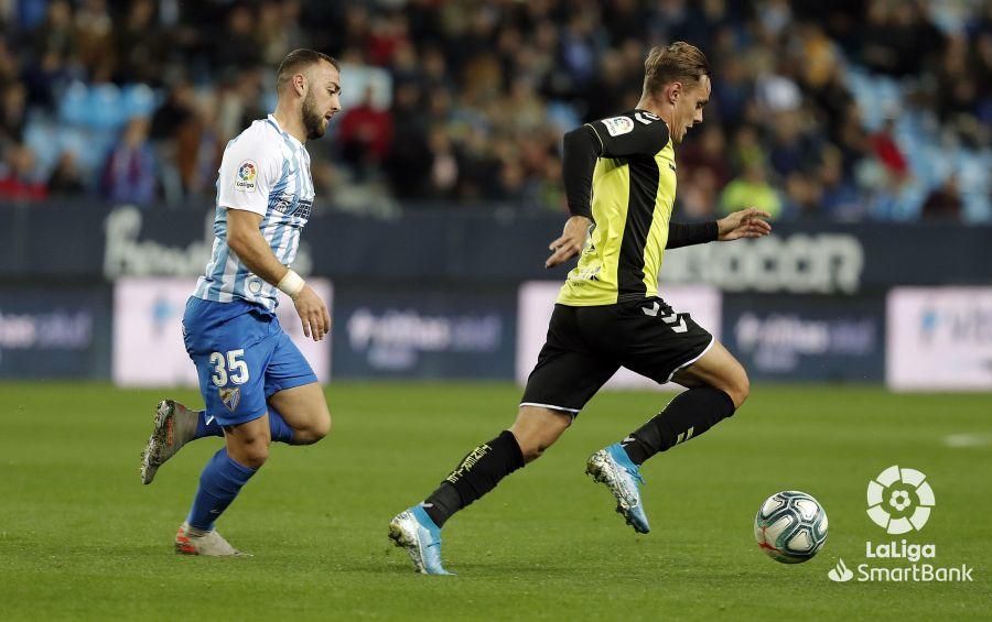 Partido del Málaga CF y el Tenerife en La Rosaleda.