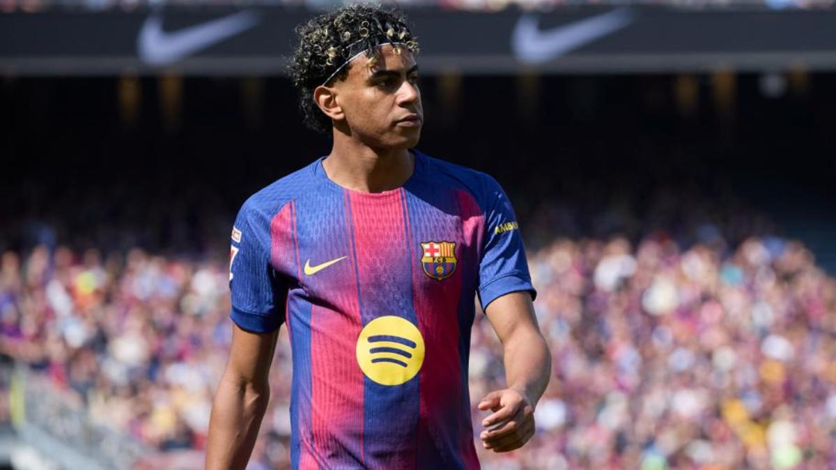 Lamine Yamal, en el duelo ante el Rayo Vallecano