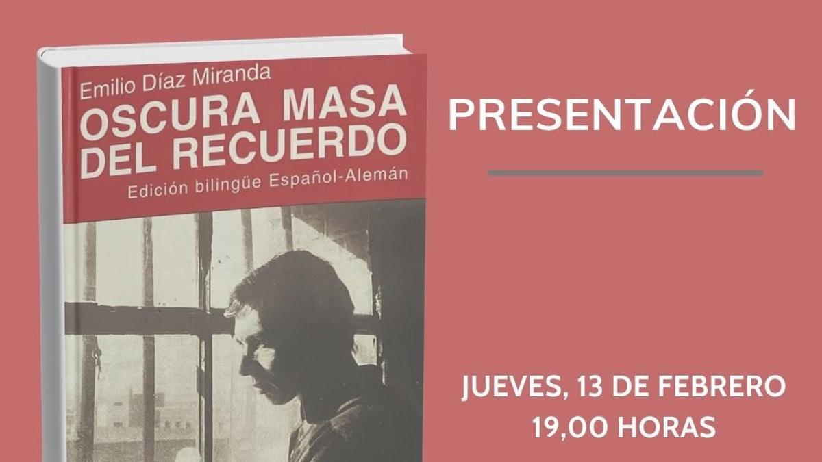 Cartel de la presentación del libro