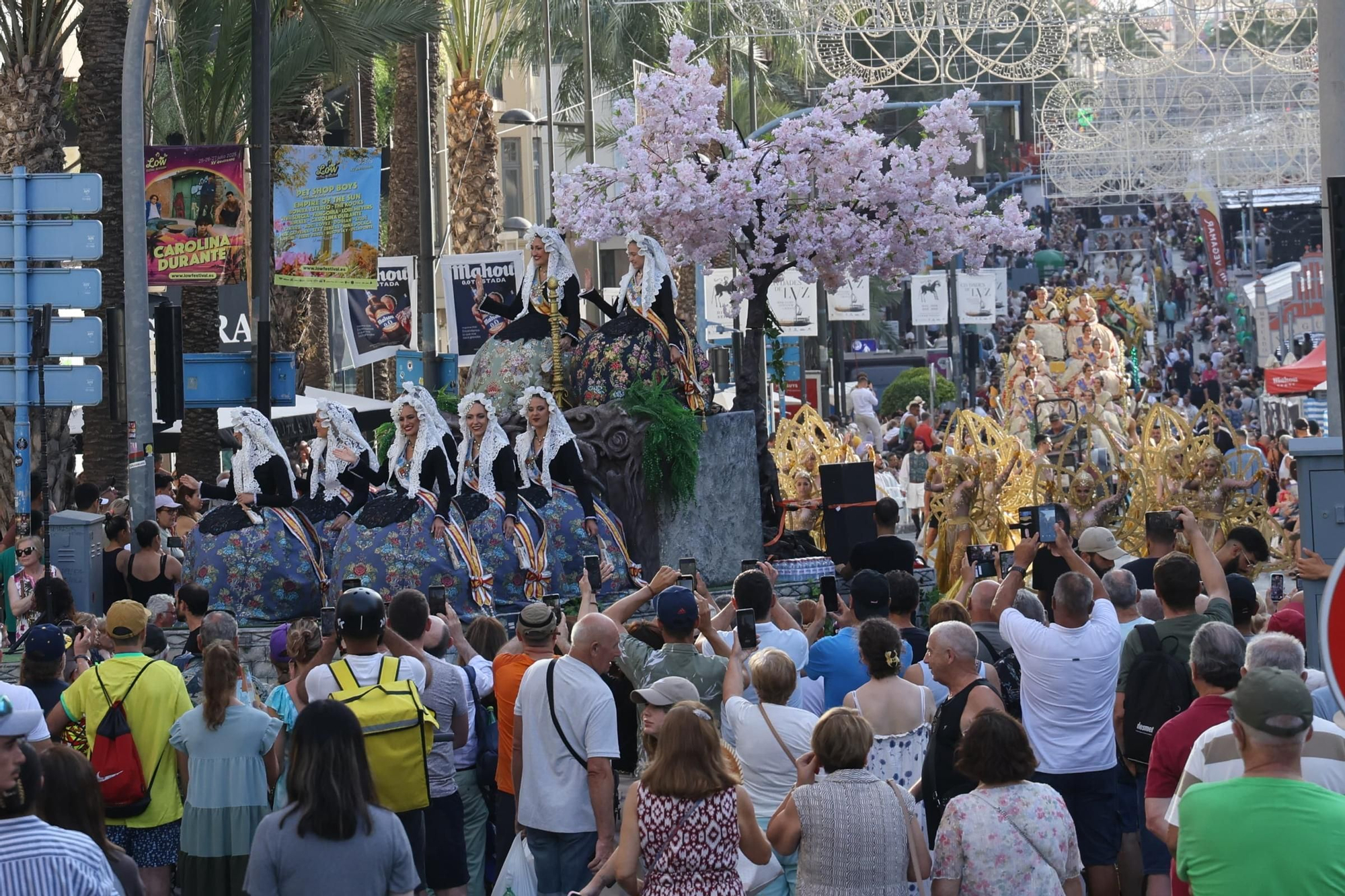 International folk parade of the bonfires of Alicante