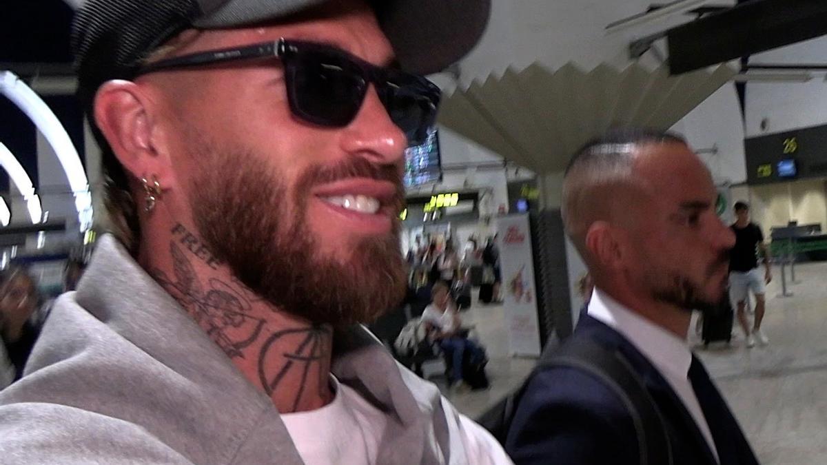 Sergio Ramos reaparece de lo más sonriente tras el robo en su domicilio