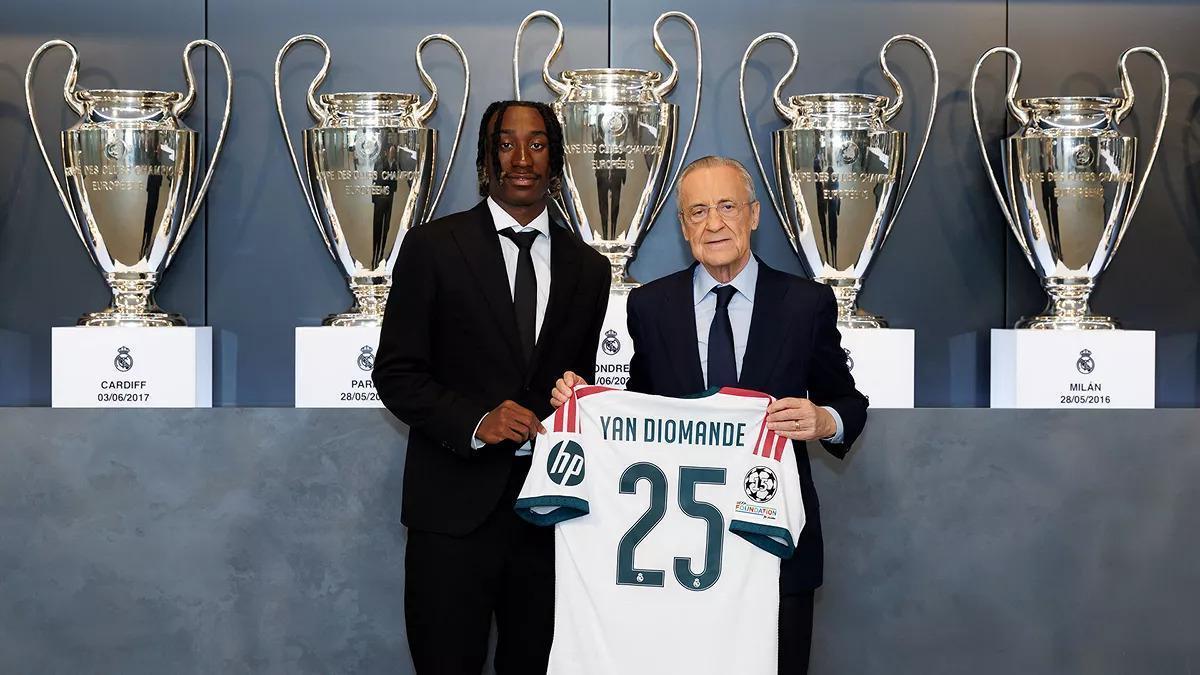 MERCADO DE FICHAJES | Diomande cierra las presentaciones ‘fantasma’ del Real Madrid con los ‘highlights’ que justificaron sus 140 millones
