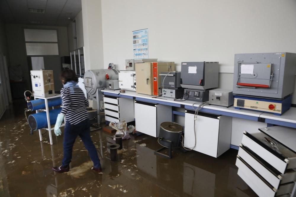 La inundación causa daños por más de millón y medio de euros en la Politécnica