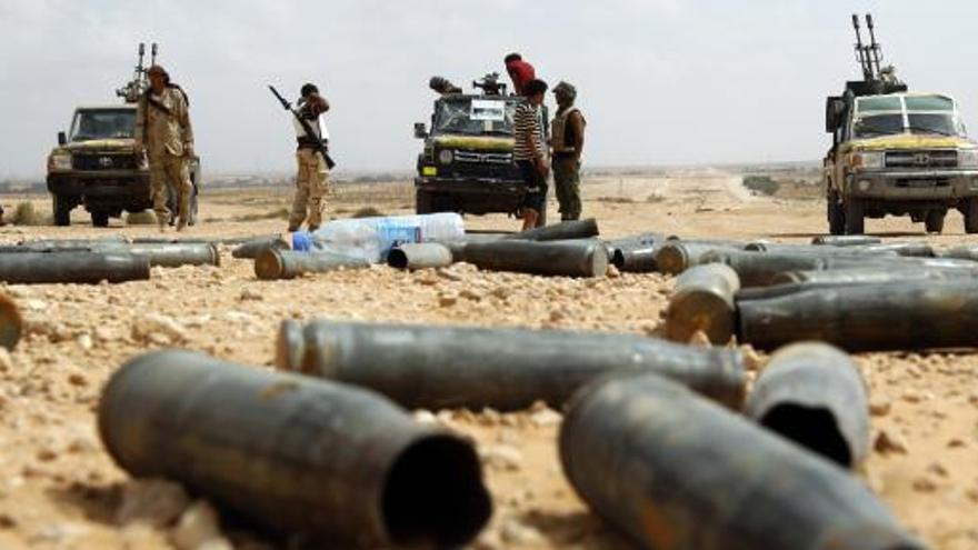 Los rebeldes libios tratan de hacerse con el control de Sirte.