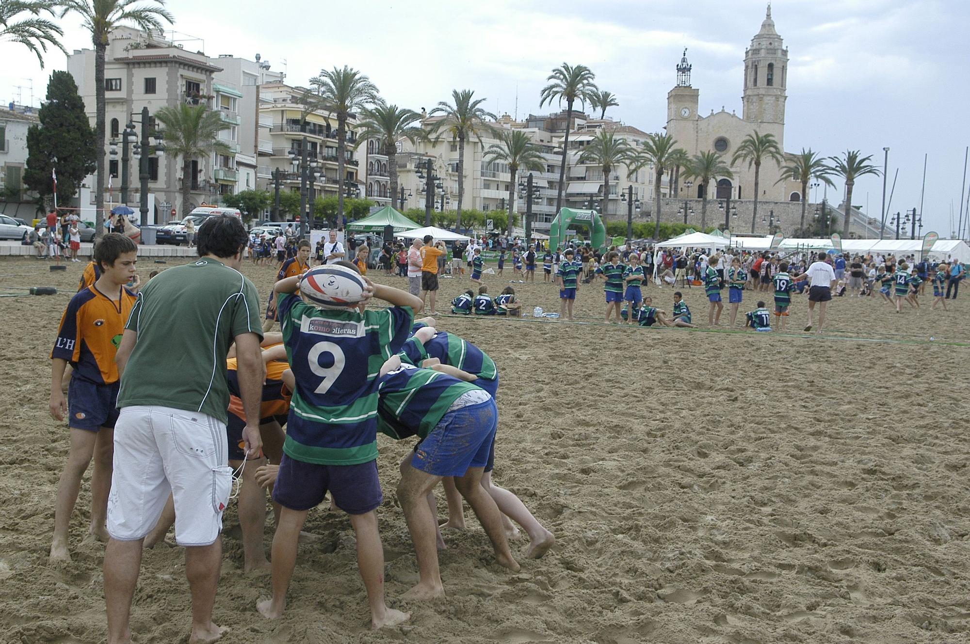 La playa de la Fragata de Sitges se llenará de Rugby