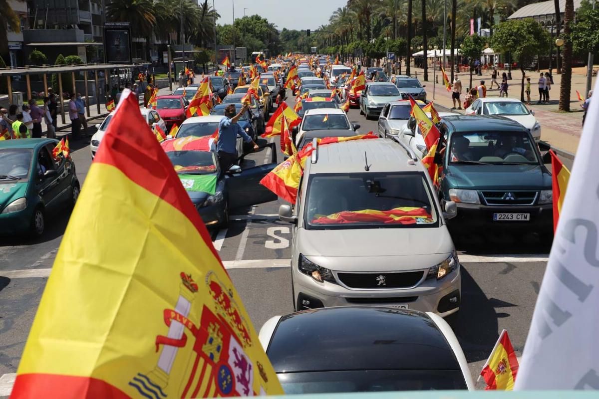 Manifestación de Vox en Córdoba contra la gestión del Gobierno