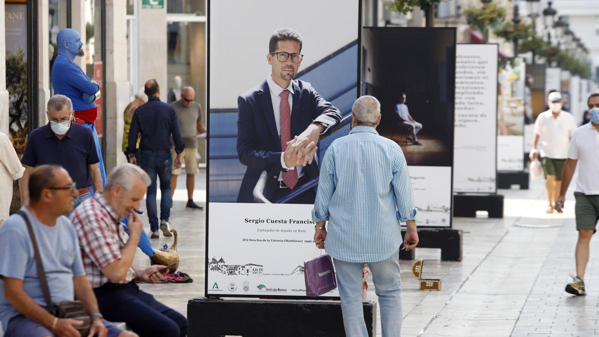 175 aniversario de los institutos Gaona y Martiricos en una exposición en la calle Larios