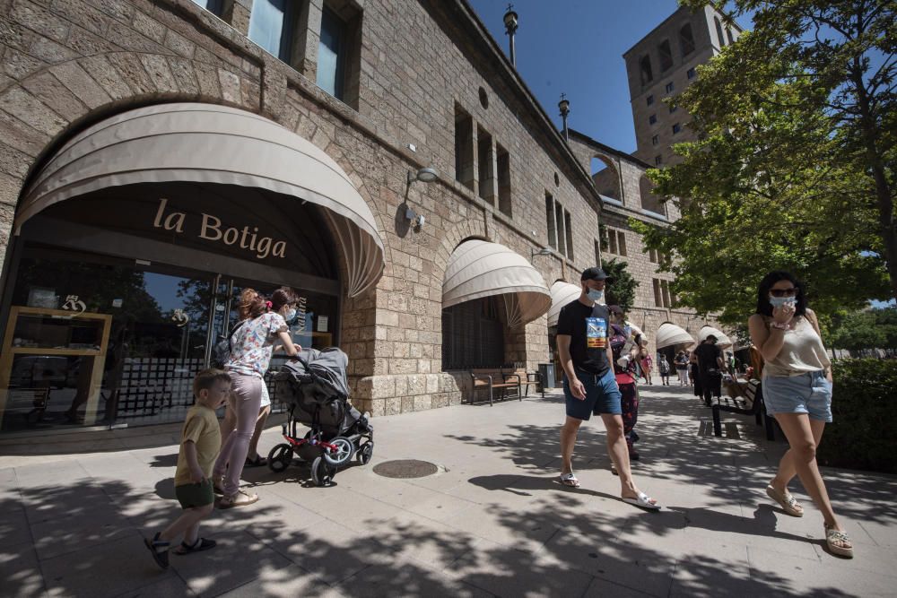 Montserrat reobre els accessos amb l'aeri i el cremallera després de la pandèmia